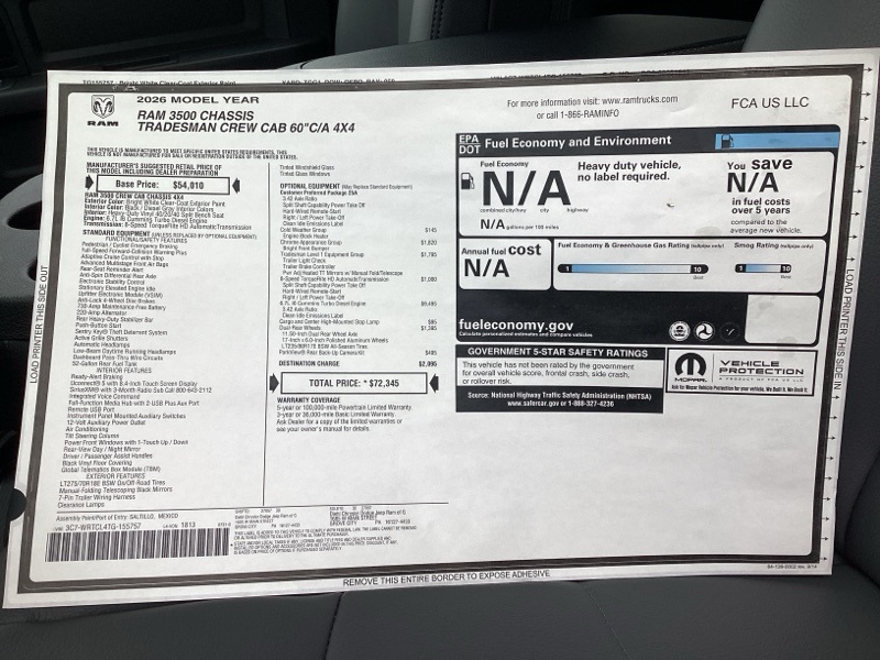 2026 Ram 3500 Tradesman photo 15