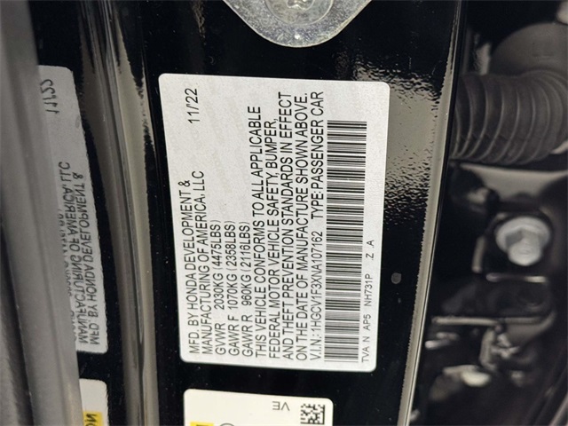 used 2022 Honda Accord car, priced at $23,695