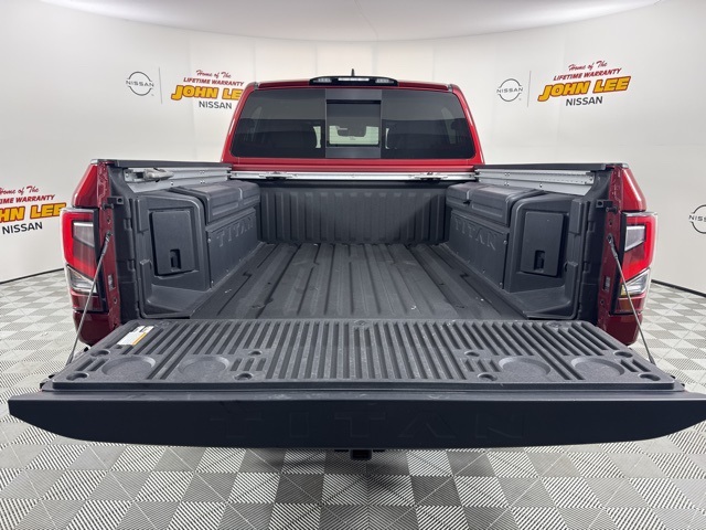 2023 Cardinal Red Metallic Nissan Titan Platinum Reserve 4X4 Truck