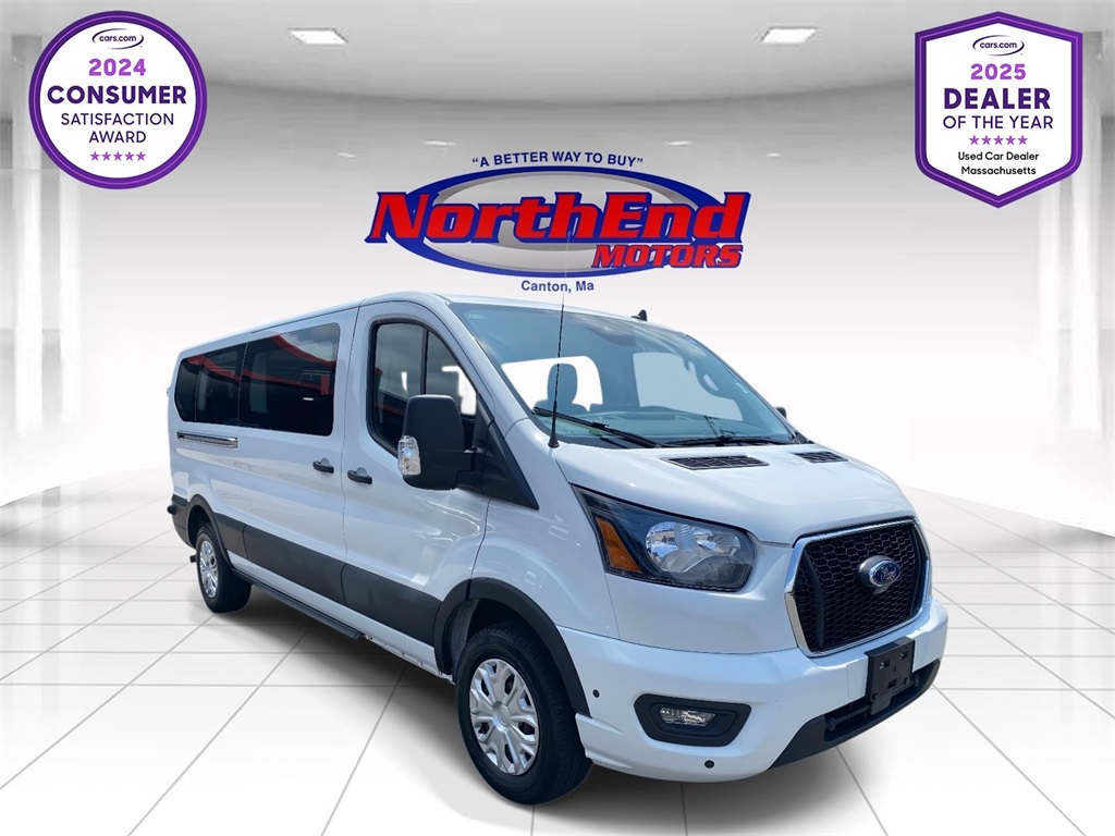 2024 Oxford White Ford Transit Passenger Wagon XLT Van