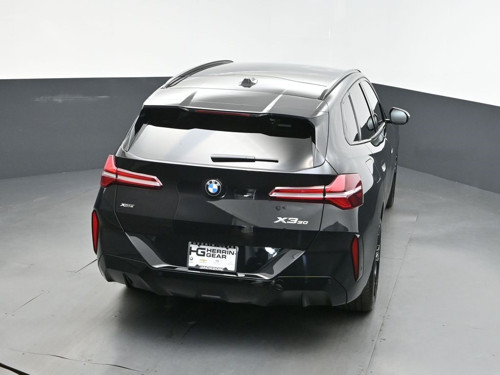 2025 Black Sapphire Metallic BMW X3 30 xDrive AWD SUV