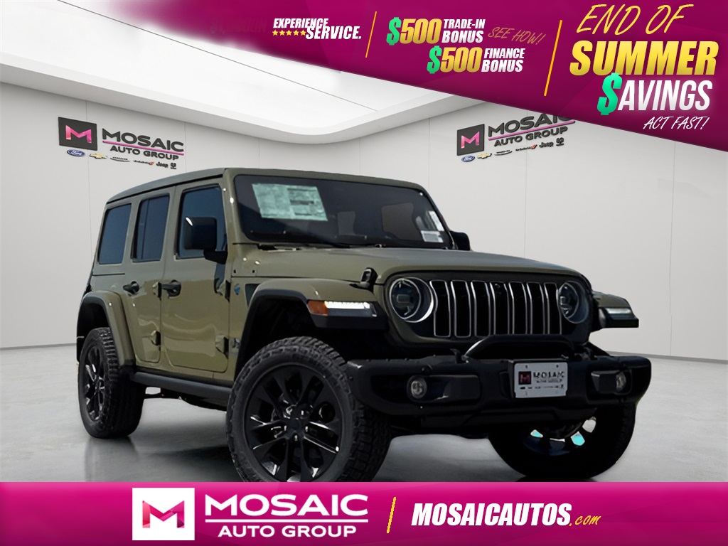 New 2025 Jeep Wrangler Sahara 4xe SUVs