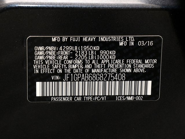 2016 Subaru Impreza 2.0i Premium photo 27