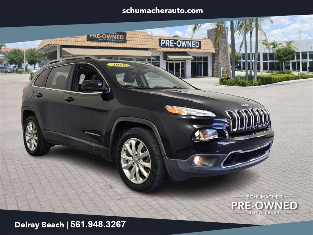 used 2016 Jeep Cherokee car, priced at $11,488