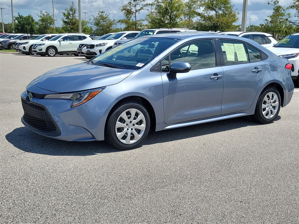 2022 Celestite Toyota Corolla LE FWD Sedan