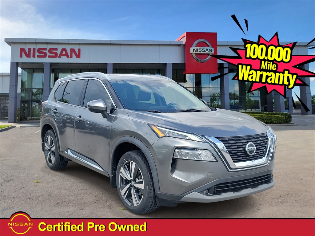 2021 Gun Metallic Nissan Rogue SL SUV