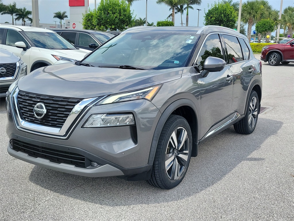 2021 Gun Metallic Nissan Rogue SL FWD SUV