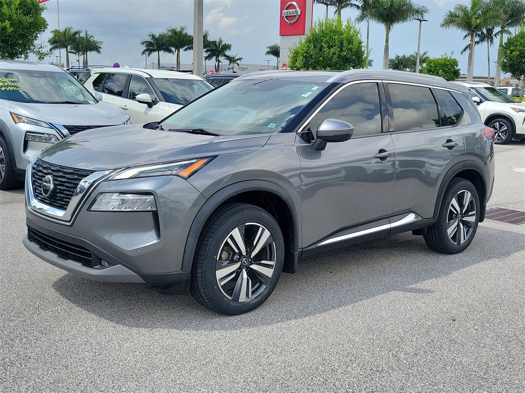 2021 Gun Metallic Nissan Rogue SL FWD SUV