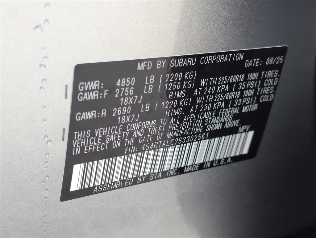 new 2025 Subaru Outback car, priced at $37,764