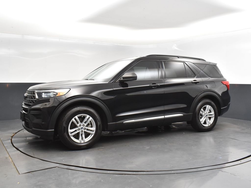 2022 Agate Black Metallic Ford Explorer XLT RWD SUV