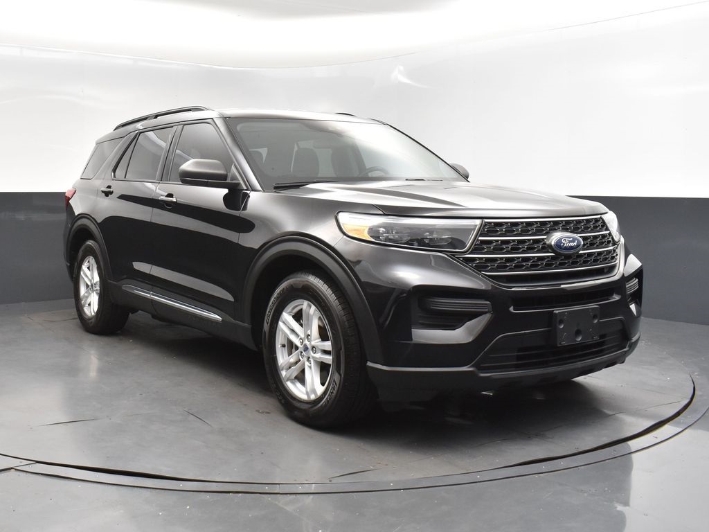 2022 Agate Black Metallic Ford Explorer XLT RWD SUV