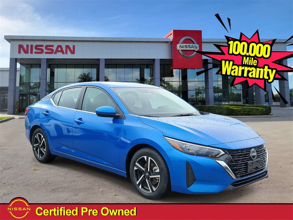 2024 Electric Blue Metallic Nissan Sentra SV Sedan