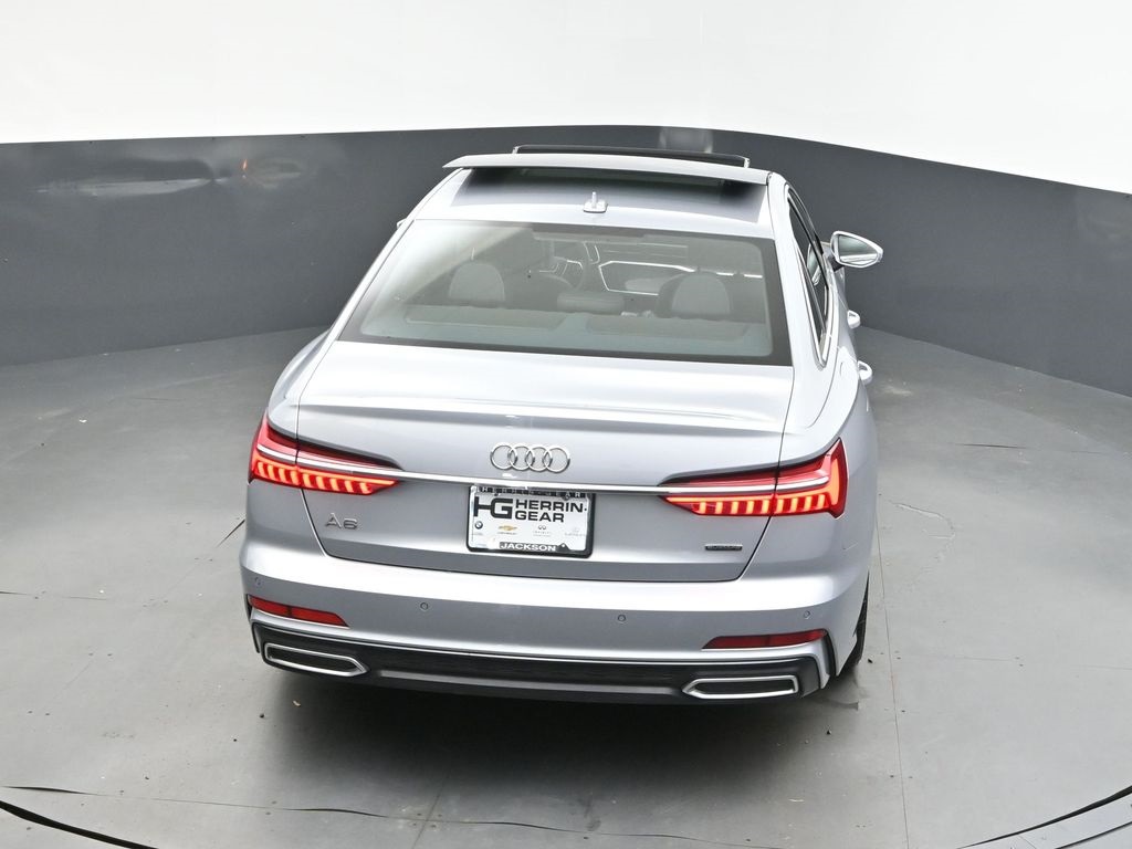 2019 Florett Silver Metallic Audi A6 3.0T Premium Plus AWD Sedan