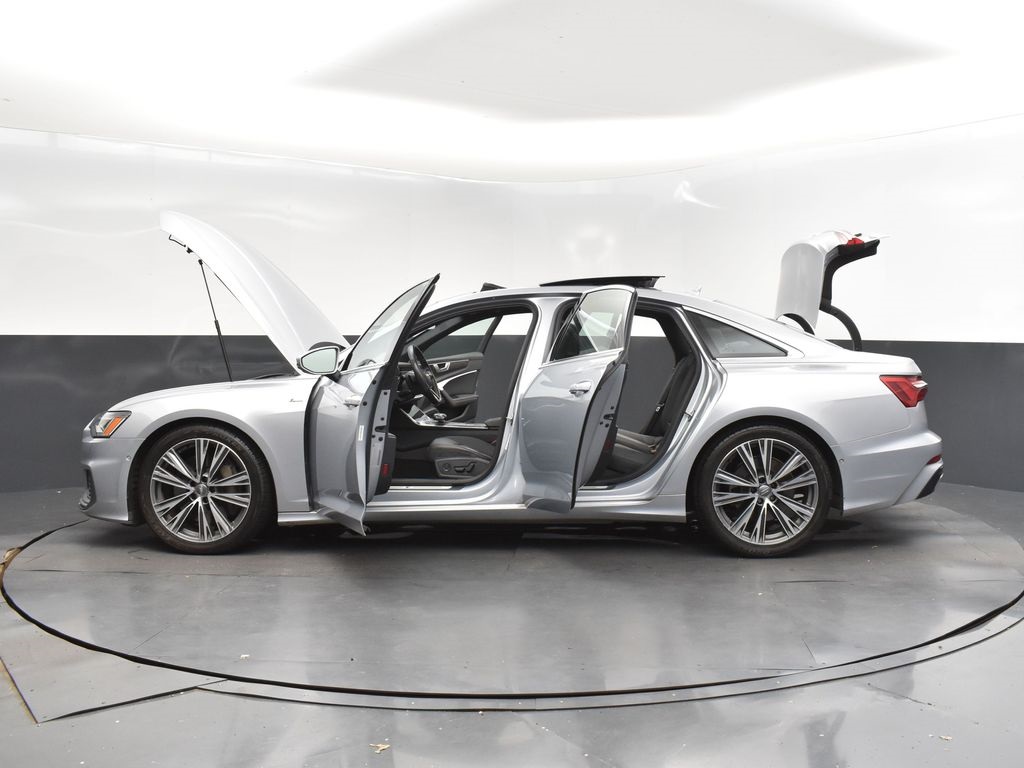 2019 Florett Silver Metallic Audi A6 3.0T Premium Plus AWD Sedan
