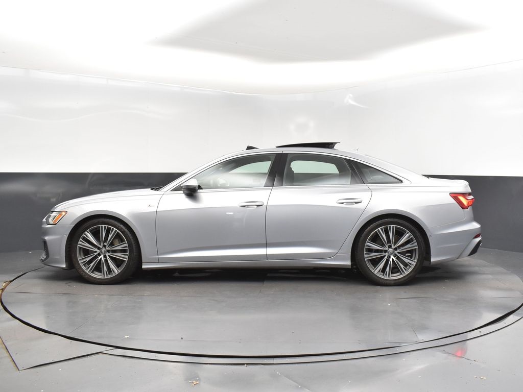 2019 Florett Silver Metallic Audi A6 3.0T Premium Plus AWD Sedan