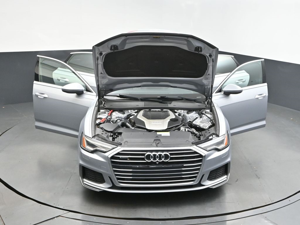 2019 Florett Silver Metallic Audi A6 3.0T Premium Plus AWD Sedan