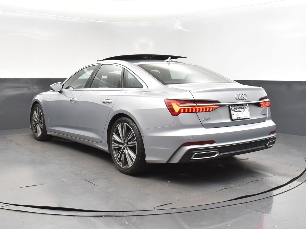 2019 Florett Silver Metallic Audi A6 3.0T Premium Plus AWD Sedan