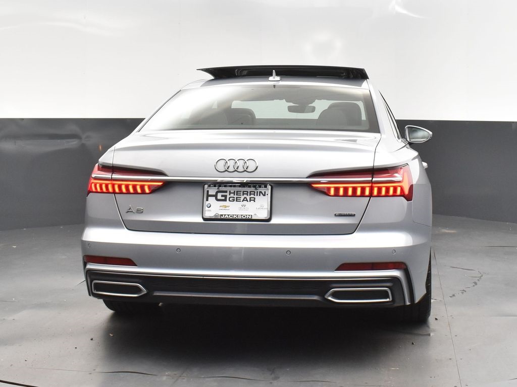 2019 Florett Silver Metallic Audi A6 3.0T Premium Plus AWD Sedan