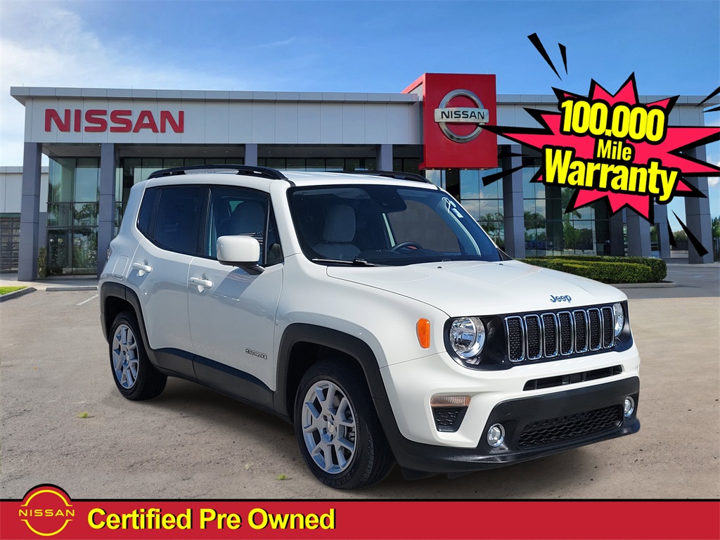 2021 Alpine White Clearcoat Jeep Renegade Latitude SUV