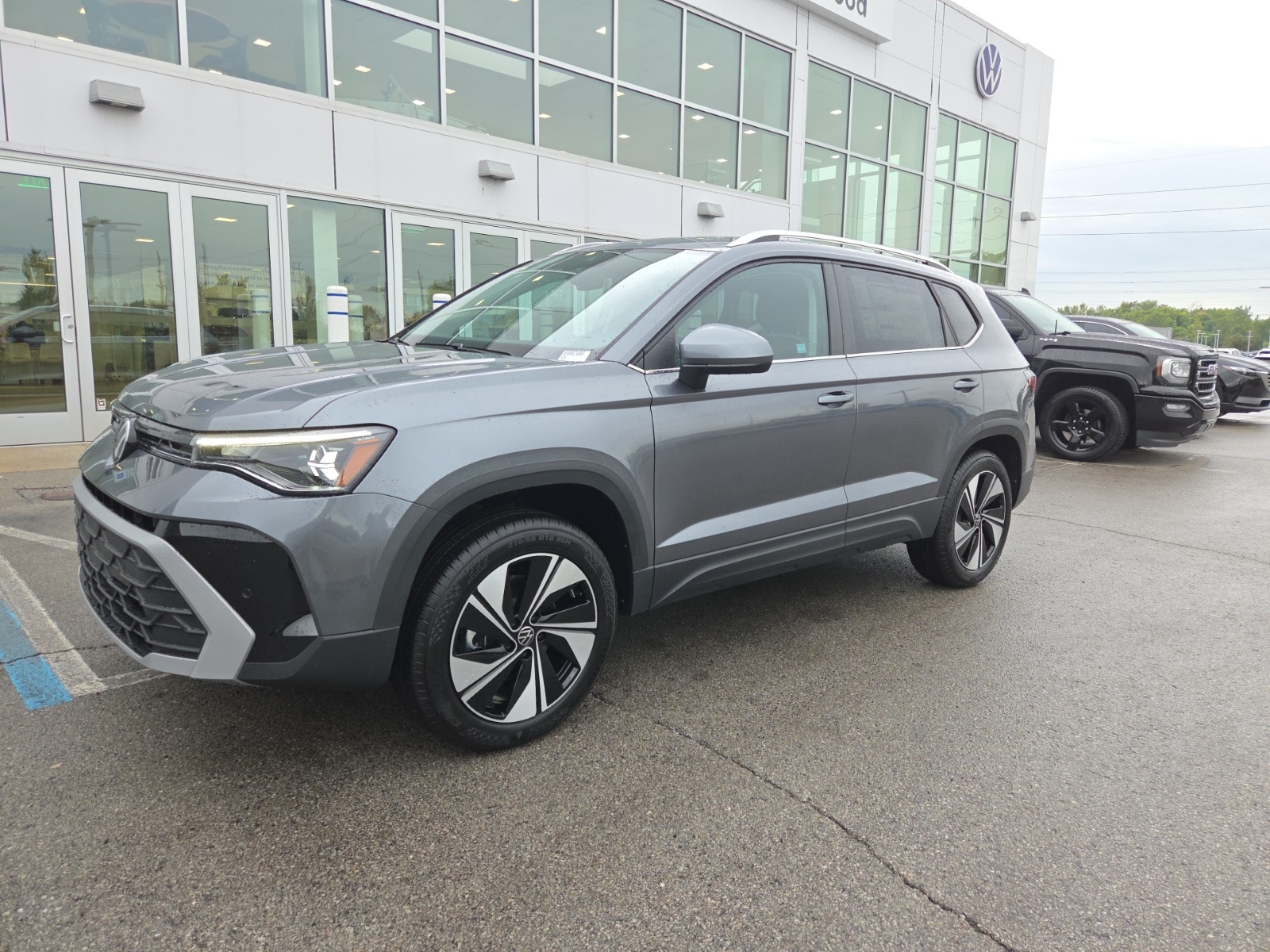 new 2025 Volkswagen Taos car, priced at $26,300