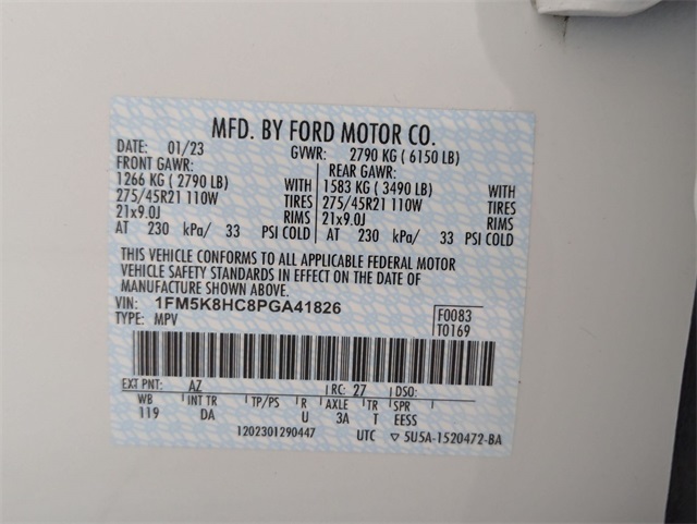 used 2023 Ford Explorer car, priced at $40,981