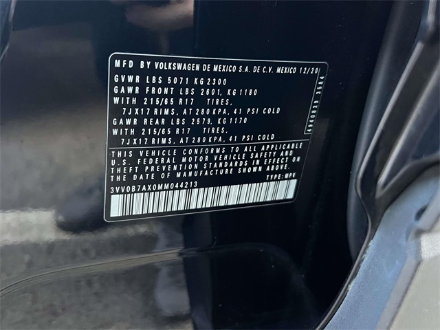 used 2021 Volkswagen Tiguan car, priced at $14,237