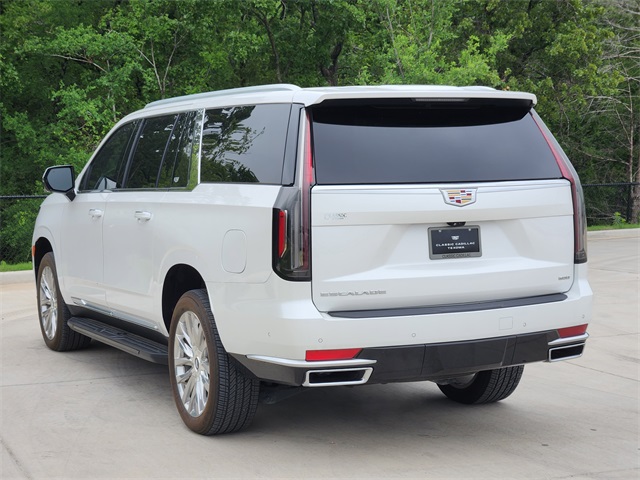 2023 Crystal White Tricoat Cadillac Escalade ESV Premium 4X4 SUV
