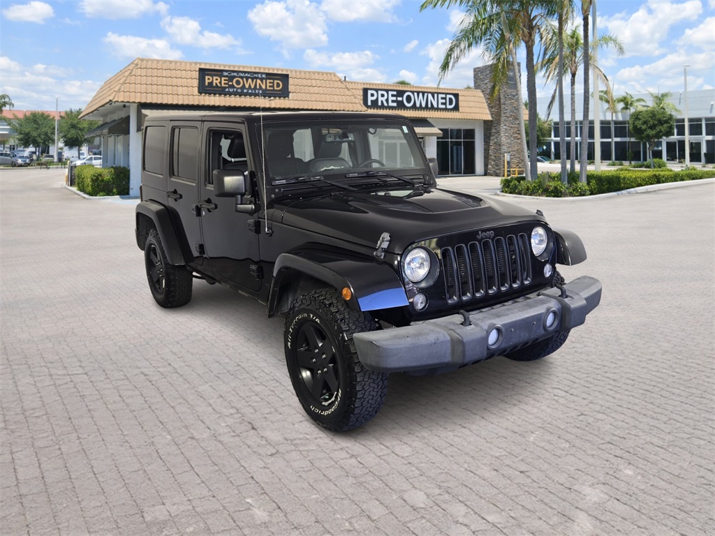 used 2015 Jeep Wrangler car, priced at $16,248