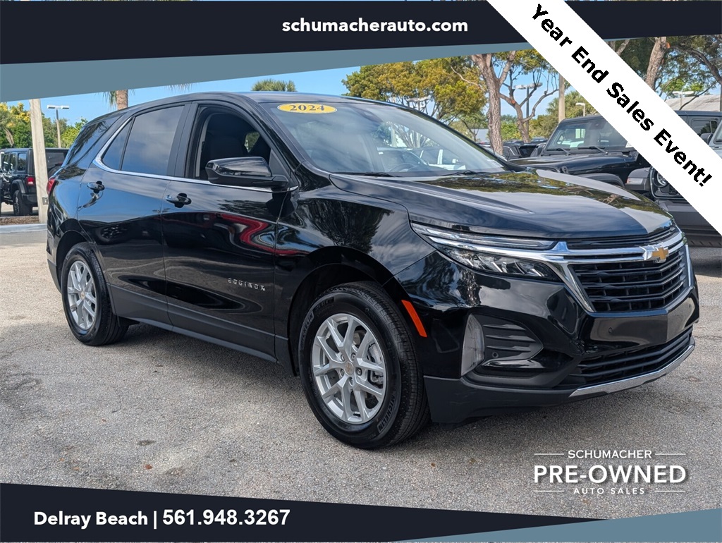 used 2024 Chevrolet Equinox car, priced at $17,988