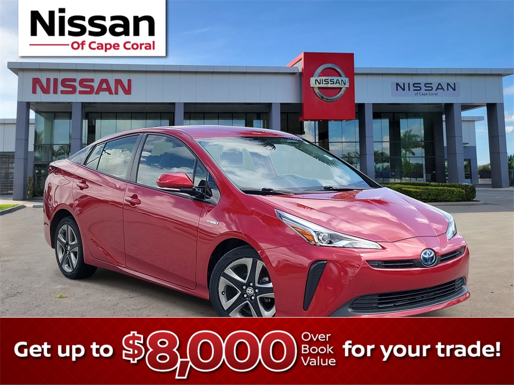 2019 Red Toyota Prius L Hatchback