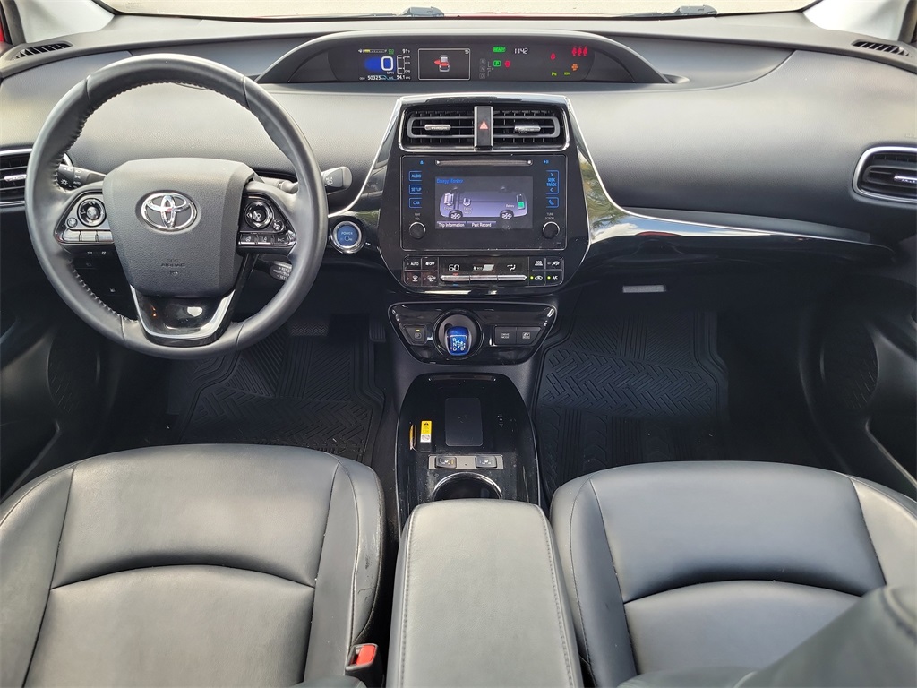 2019 Red Toyota Prius L FWD Hatchback