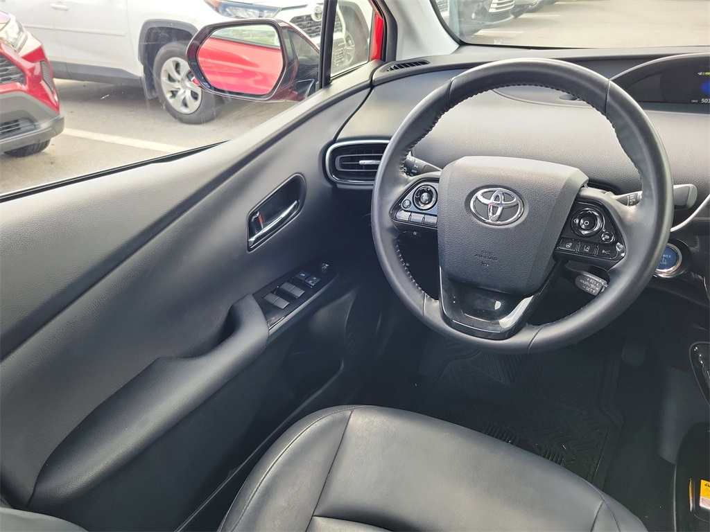 2019 Red Toyota Prius L FWD Hatchback