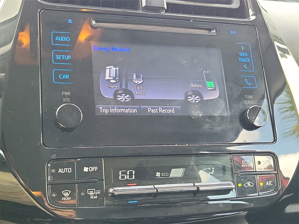 2019 Red Toyota Prius L FWD Hatchback