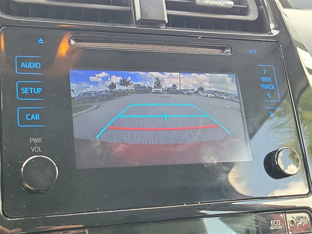 2019 Red Toyota Prius L FWD Hatchback