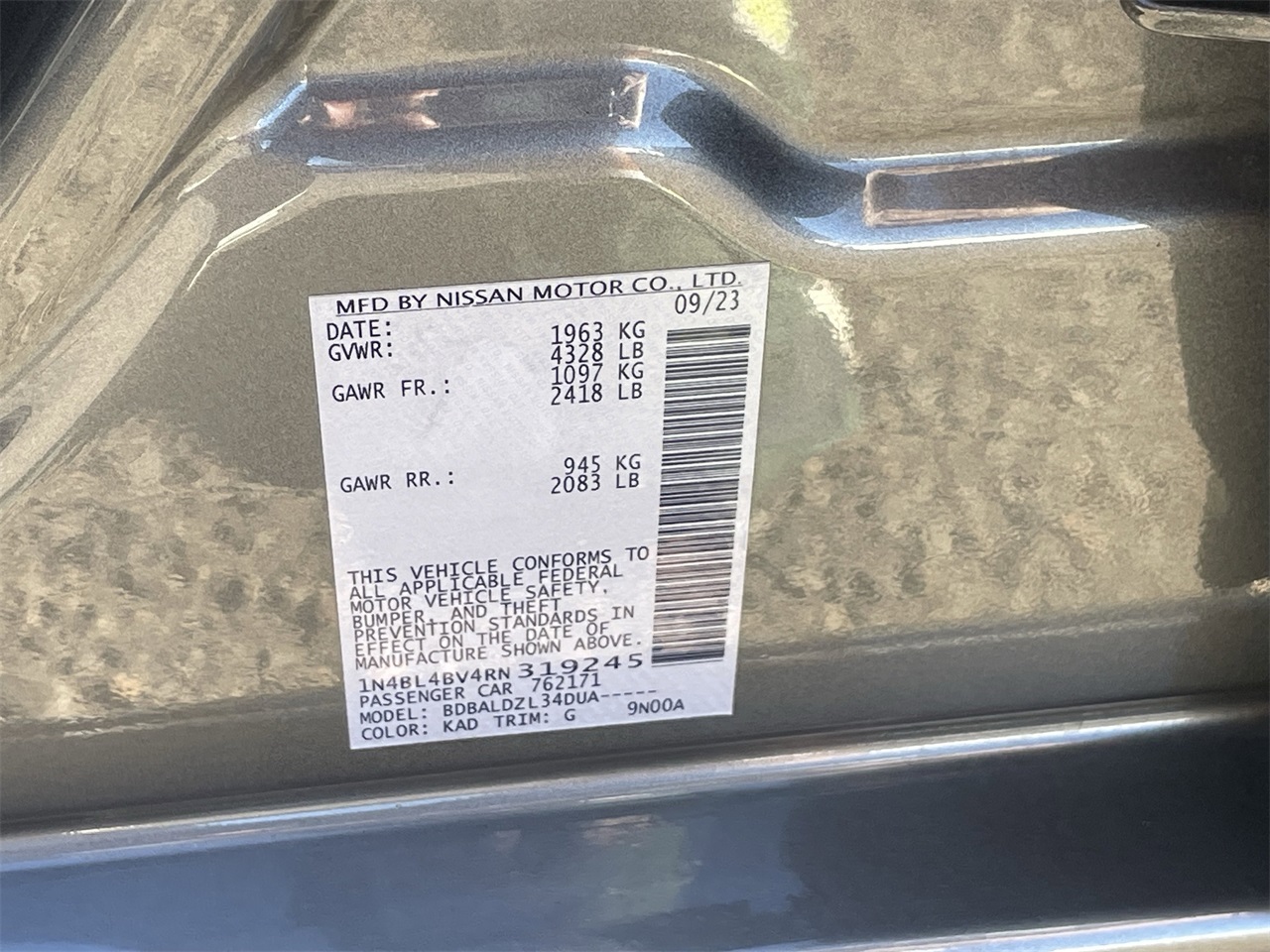 used 2024 Nissan Altima car, priced at $14,240