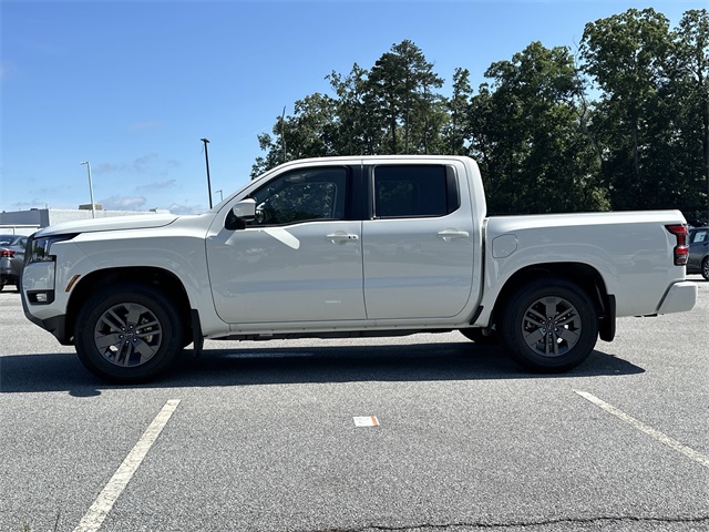 2025 Glacier White Nissan Frontier SV RWD Truck