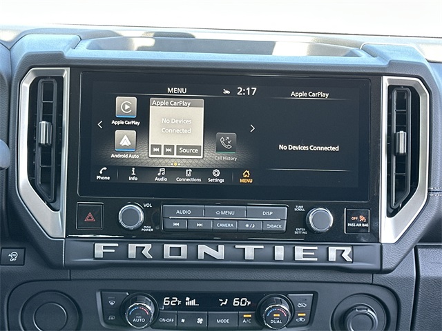 2025 Glacier White Nissan Frontier SV RWD Truck