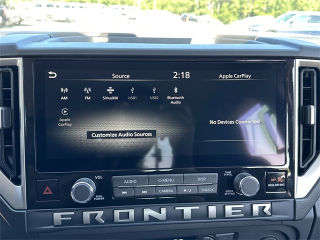 2025 Glacier White Nissan Frontier SV RWD Truck