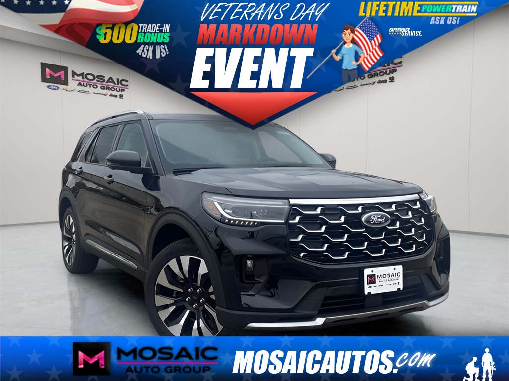 New 2026 Ford Explorer Platinum SUVs