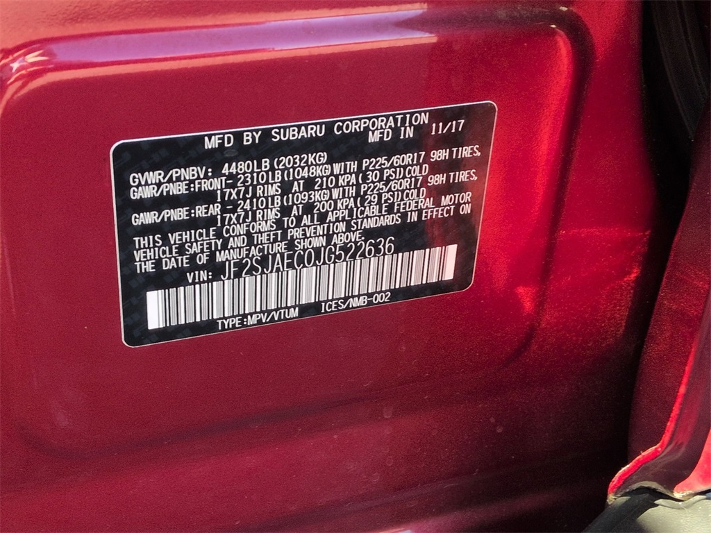 2018 Subaru Forester 2.5i Premium photo 10
