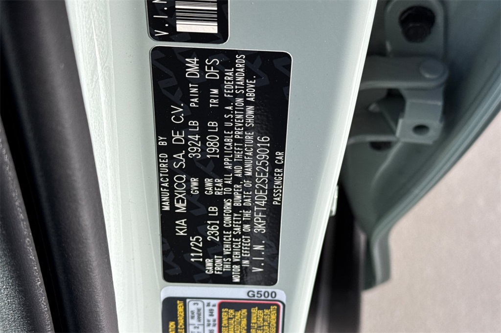 new 2025 Kia K4 car, priced at $22,185