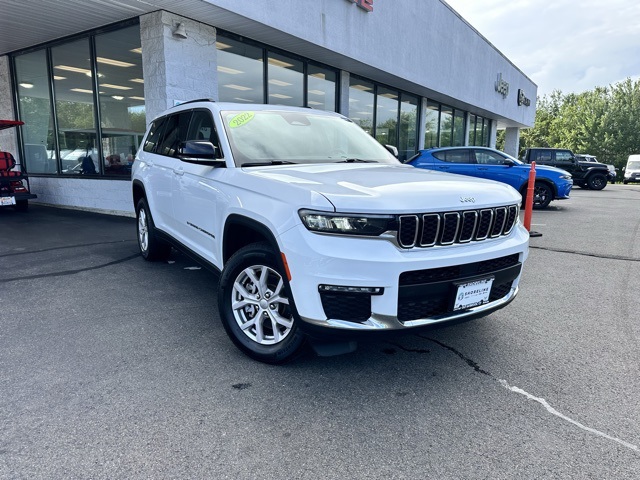 2022 Bright White Clearcoat Jeep Grand Cherokee L Limited 4X4 SUV