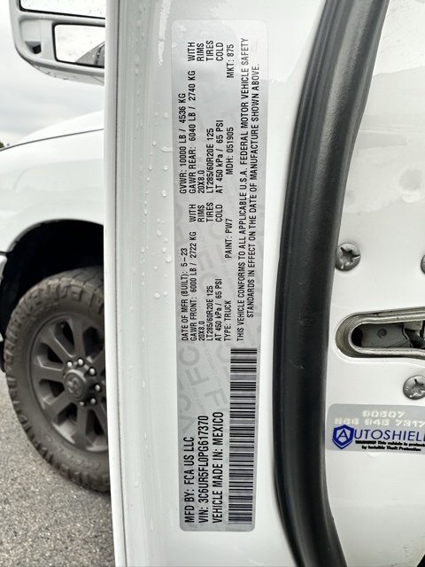 2023 Bright White Clearcoat Ram 2500 Laramie 4X4 Truck