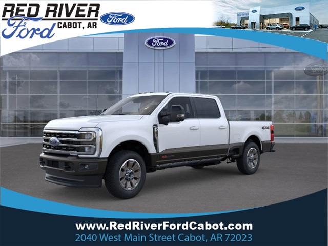 2025 Star White Metallic Tri-Coat Ford Super Duty F-350 SRW Truck