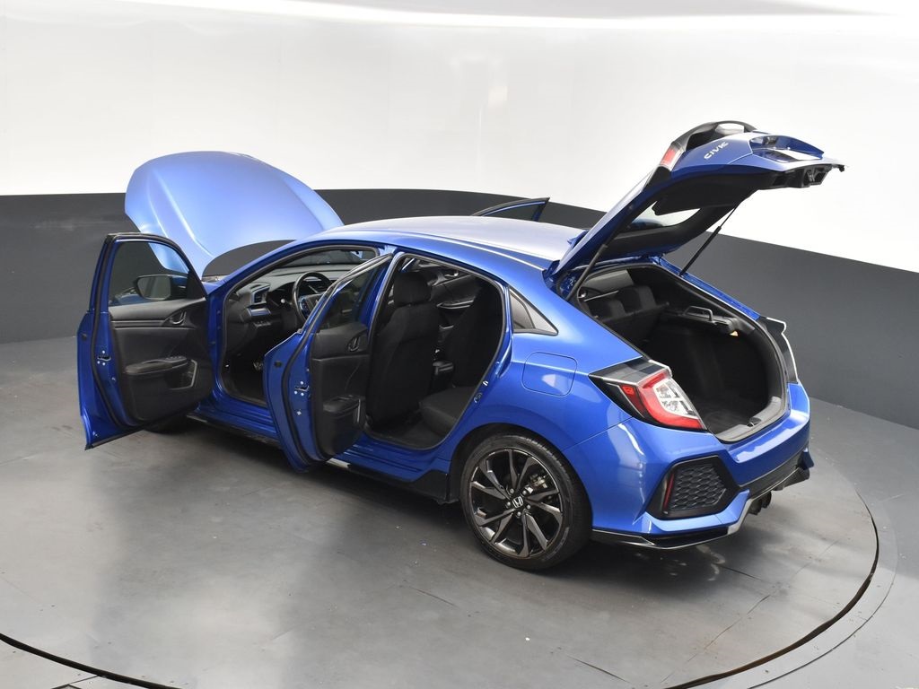 2019 Blue Honda Civic Hatchback Sport FWD Hatchback
