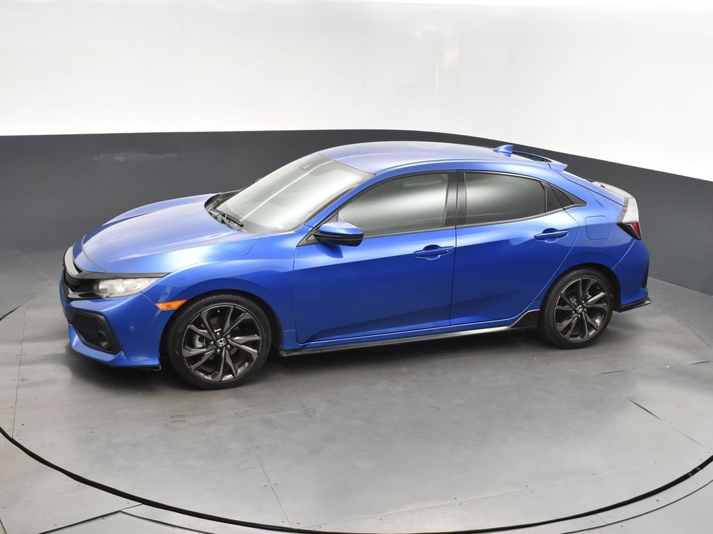 2019 Blue Honda Civic Hatchback Sport FWD Hatchback