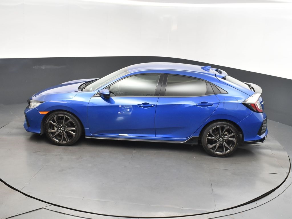 2019 Blue Honda Civic Hatchback Sport FWD Hatchback