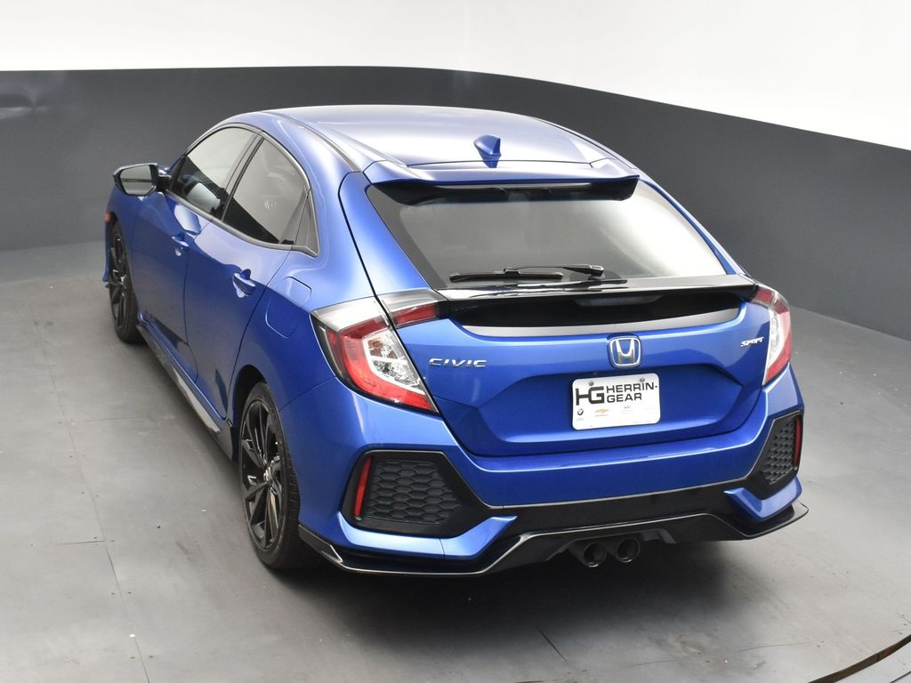 2019 Blue Honda Civic Hatchback Sport FWD Hatchback