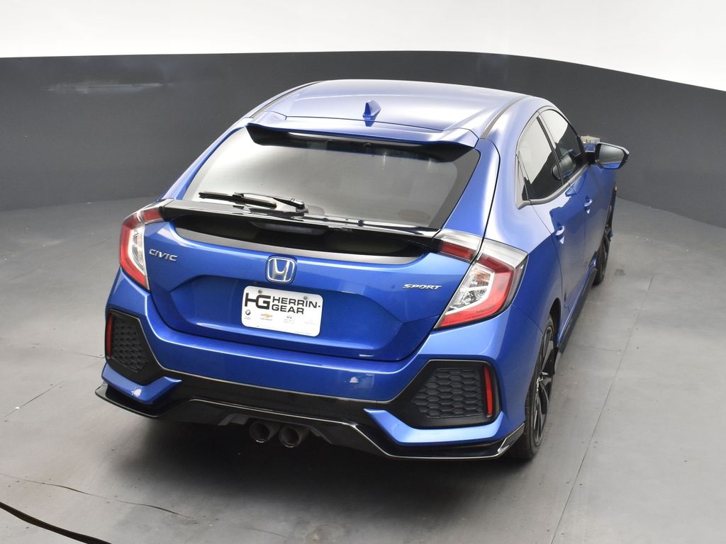 2019 Blue Honda Civic Hatchback Sport FWD Hatchback
