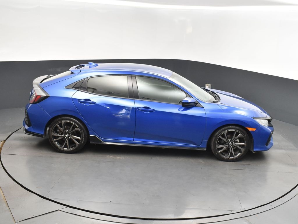 2019 Blue Honda Civic Hatchback Sport FWD Hatchback